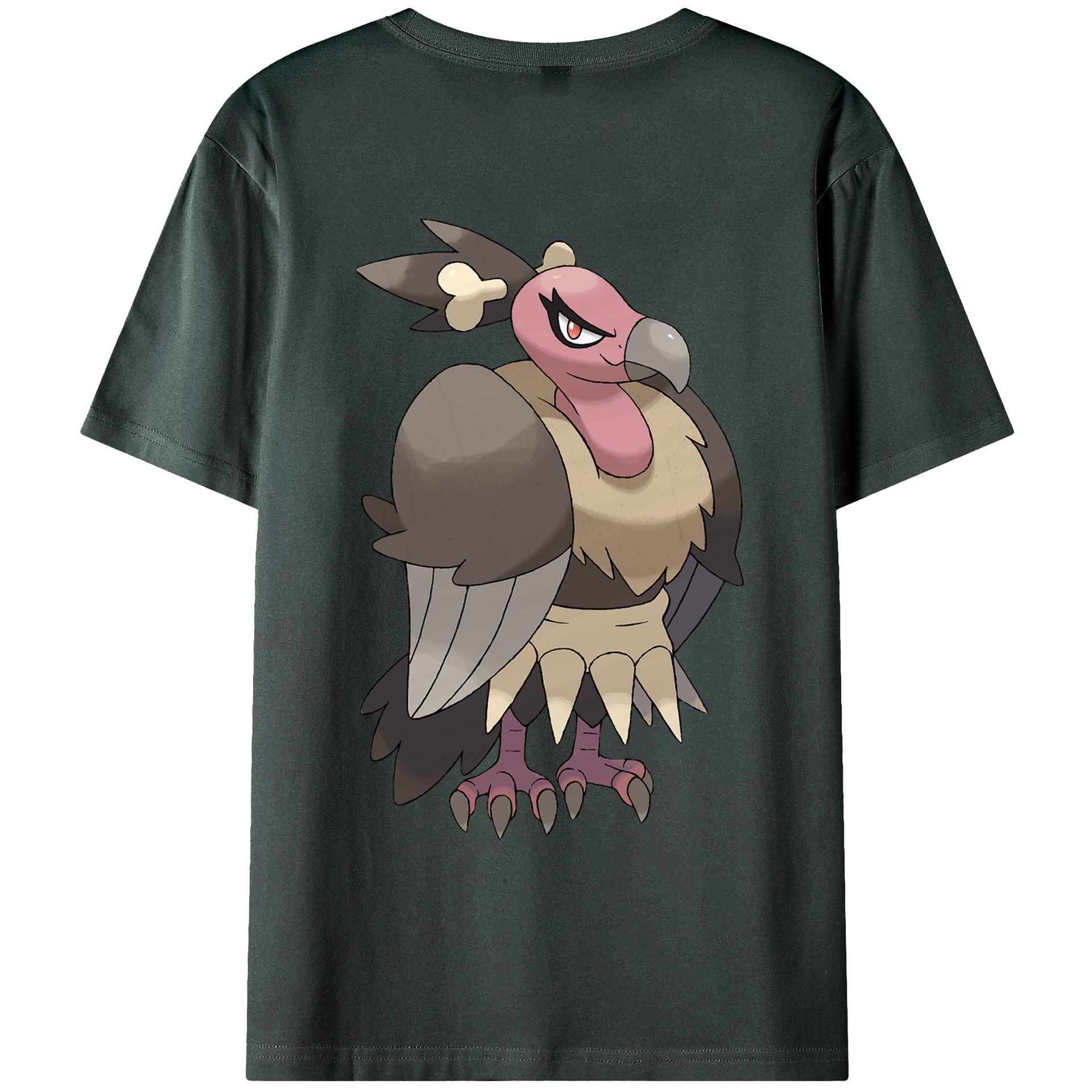 （画像用） ポケットモンスター Pokémon 綿100％ メンズ半袖Tシャツ（バックプリント） 通気性